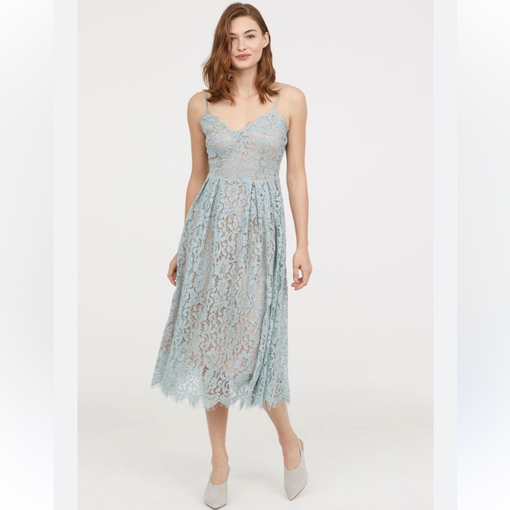 NWT H&M Calf Length Lace Dress